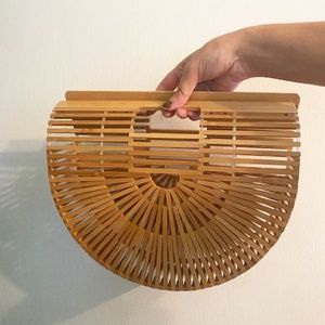 Bamboo whicker bag
